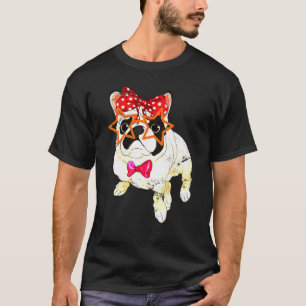 Camiseta Garotas-Cachorro Mulheres Buldogue Francês