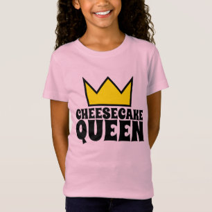 CAMISETA GAROTAS-CAMISAS DE RAINHA CHEESECAKE