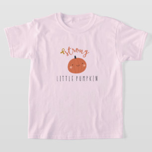 Camiseta Garotas canceres de infância de abóbora forte