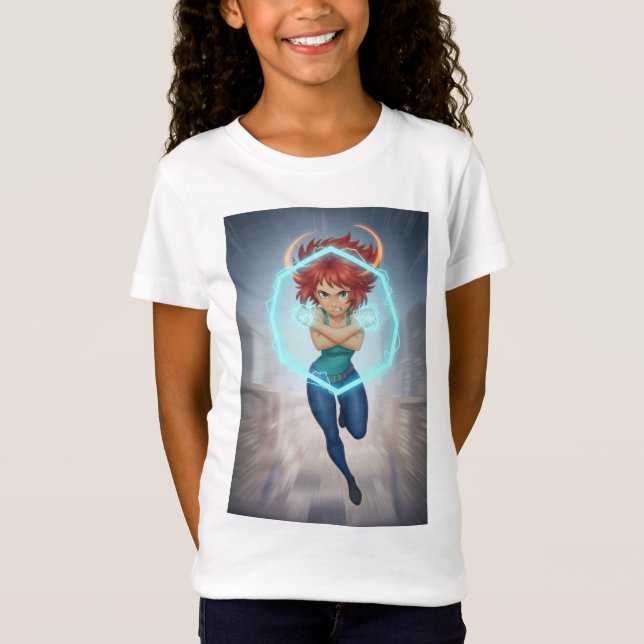 Camiseta Garotas da Força Lutadora Feroz  (Frente)