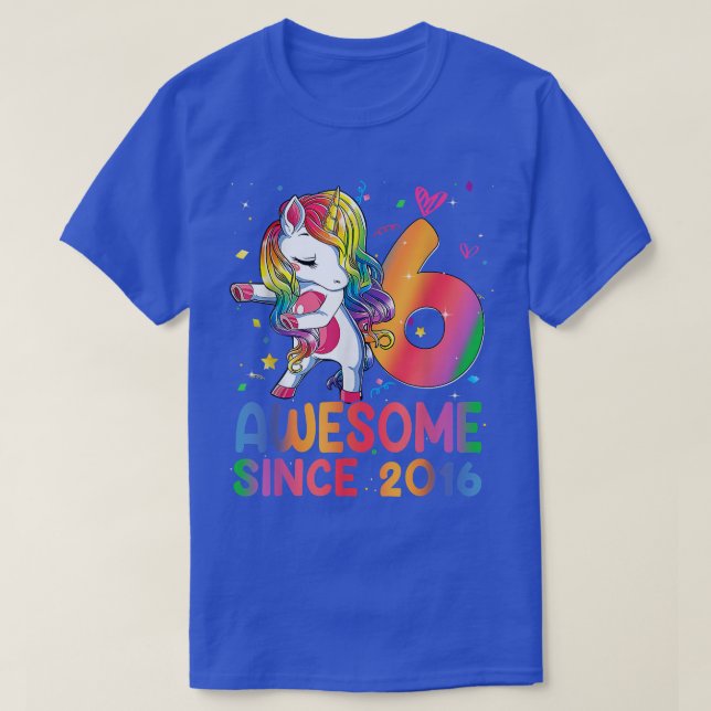 Camiseta Garotas de 6 anos doem adolescentes bebendo Unicor (Frente do Design)