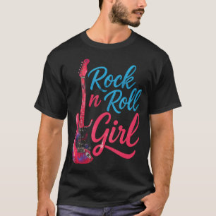 Camiseta Garotas de Banda de Rock'N Roll Amantes de Música