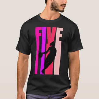 Camiseta Garotas de basquete 5 Hoje 5 de aniversário Quinta