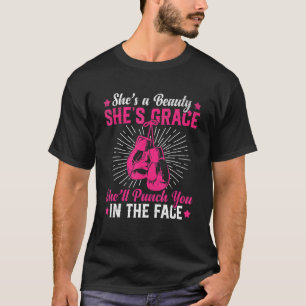Camiseta Garotas de Boxe Mulher Boxeadora Kickboxing Kickbo