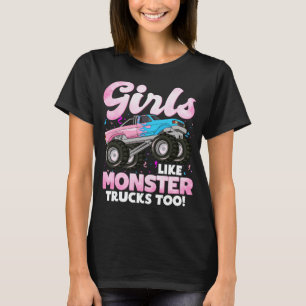 Camiseta Garotas De Caminhão Bonitas Como Caminhões Monstro