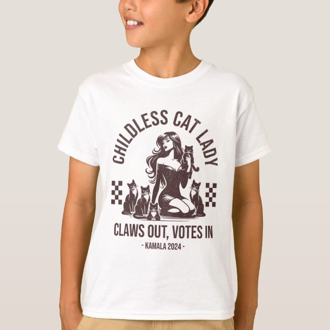 Camiseta Garotas de Gato Sem Fio (Frente)