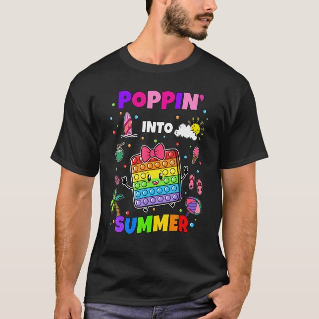 Camiseta Garotas De Pop Bonito De Ti Se Apontam No Verão Pa (Frente)