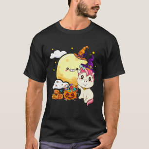 Camiseta Garotas de Unicórnio de Feiticeira de Crianças Fof
