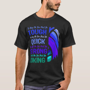 Camiseta Garotas de Voleibol Excelente Azul Roxo Funny Qu