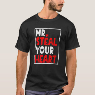 Camiseta Garotas Dias de os namorados Sr. Roubam Seus Homen
