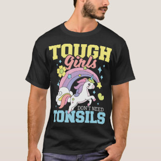 Camiseta Garotas Duras Não Precisam De Tonsils - Tonsillect