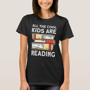 Camiseta Garotas E Livros Para Ler Todas As Crianças Legal 