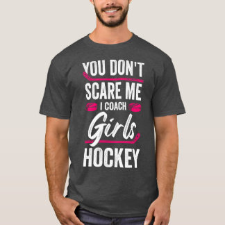 Camiseta Garotas Engraçadas Gift do Treinador de Hóquei no 