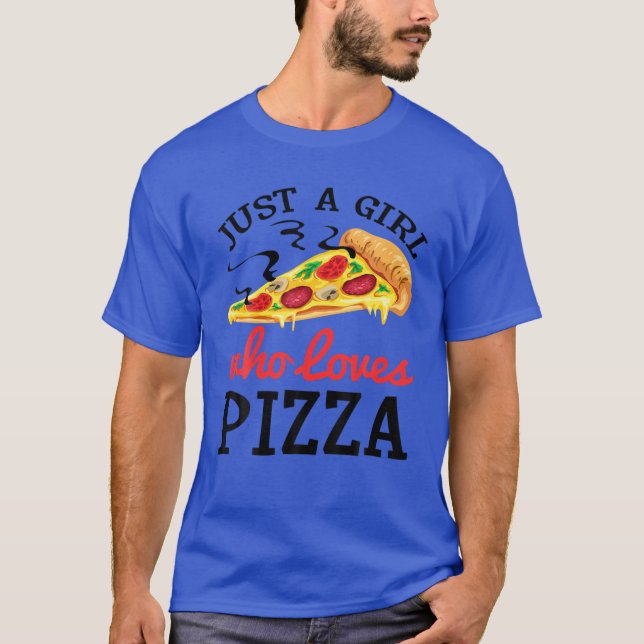 Camiseta Garotas Engraçadas Pizza Pover Presente Para Crian (Frente)