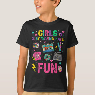 Camiseta Garotas engraçadas querem se divertir incrível 70'