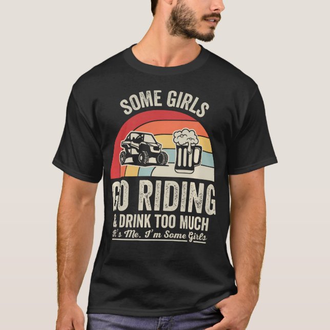Camiseta Garotas Engraçadas Vão Pilotar Bêbadas Utv Off (Frente)