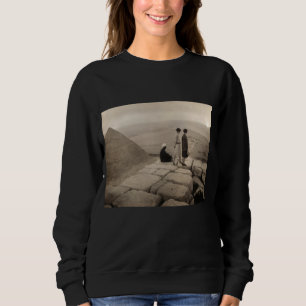 Camiseta Garotas Flapper ao Nascer do Sol Pirâmide de Quéop
