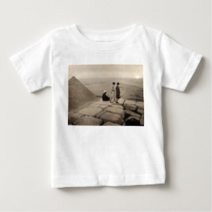 Camiseta Garotas Flapper ao Nascer do Sol Pirâmide de Quéop