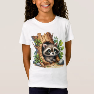 Camiseta Garotas fofas amantes de guaxinim