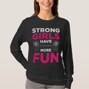 Camiseta Garotas Fortes Têm Malhação Mais Divertida Meni
