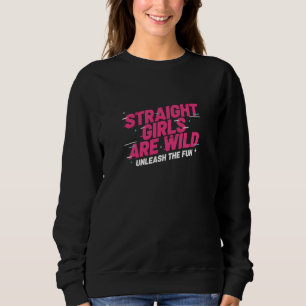 Camiseta Garotas Heteros São Selvagens Liberte a Diversão C