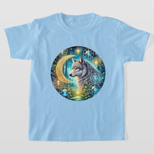 Camiseta Garotas legais amantes de lobo  (Postura )