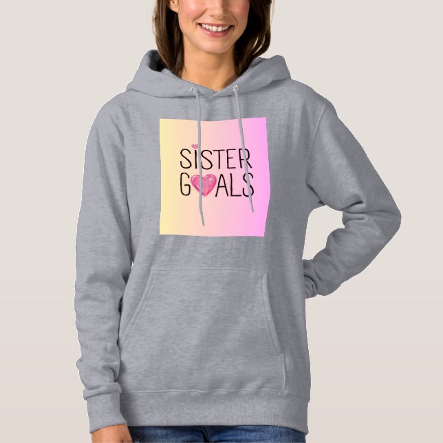 Camiseta garotas metas de irmã  (Frente)