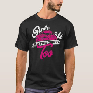Camiseta Garotas Monstros Presentes Motores de Esporte Gran