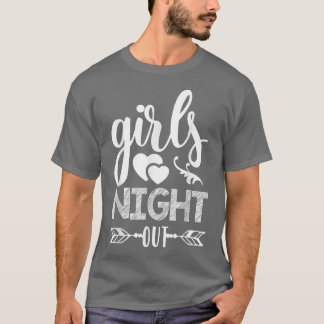 Camiseta Garotas Noite Fora Correspondendo Recem casados No