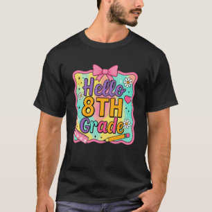 Camiseta Garotas Olá 8º Ano Coquette Preppy Volta às Aulas