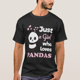 Camiseta Garotas Panda Dão Presente Apenas Uma Menina Que A