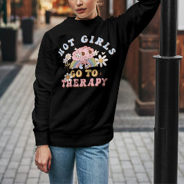 Camiseta Garotas Quentes Fazem Terapia Saúde Mental