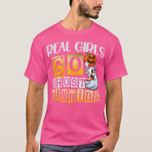 Camiseta Garotas Reais Vão Caçar Fantasmas Caçadora de Fant