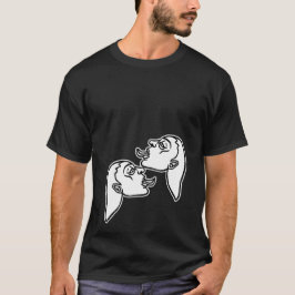 Camiseta Garotas Sedutoras Contorno Branco