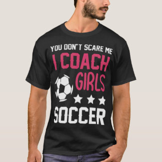 Camiseta Garotas treinando presentes objetivo de futebol