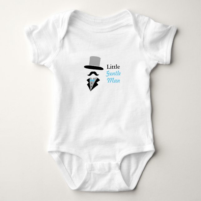 Camiseta Garotinho Cavalheiro de Bigode Legal e Descolado (Frente)