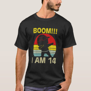 Camiseta Garoto aniversário de criança De 14 Anos Crianças
