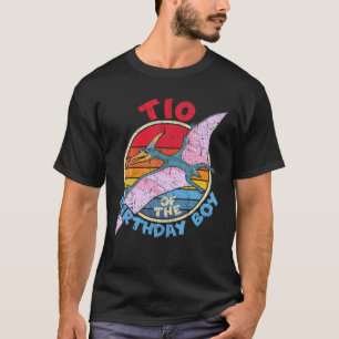 Camiseta Garoto Aniversário Eu Tio I Pterodactylus I Famí