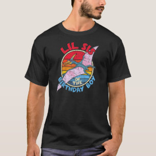 Camiseta Garoto Aniversário I Lil Sis I Pterodactylus I Mãe