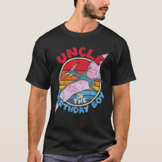 Camiseta Garoto Aniversário Tio I Pterodactylus I Family Ma