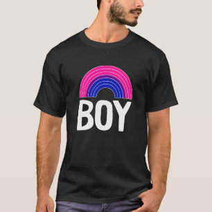 Camiseta Garoto Bissexual Arco-Íris Lgbt Q Orgulho Legal Bi