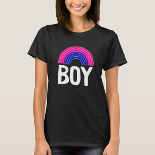 Camiseta Garoto Bissexual Arco-Íris Lgbt Q Orgulho Legal Bi