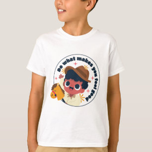 Camiseta Garoto Com Cavalo De Madeira Cheerful