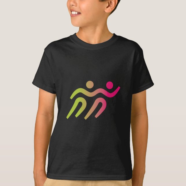 Camiseta Garoto corredor com garotas (Frente)