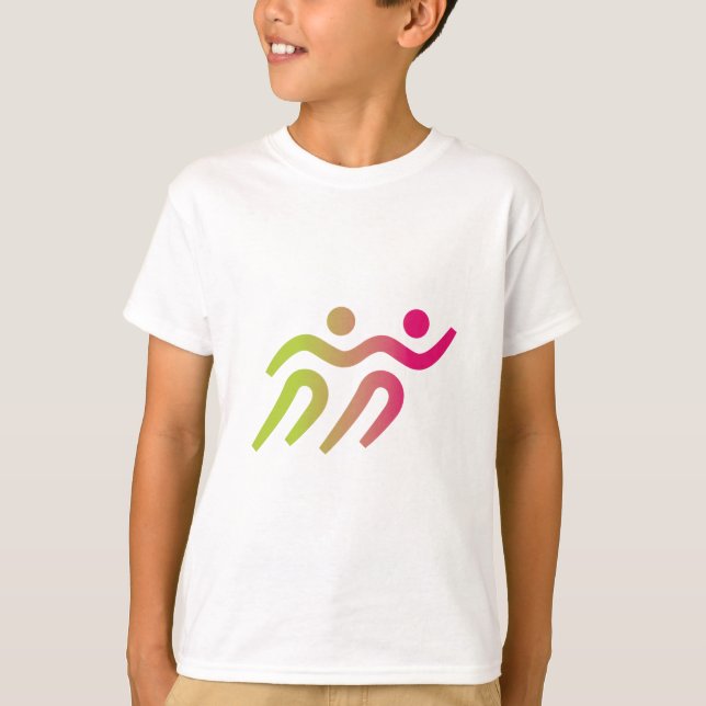 Camiseta Garoto corredor com garotas (Frente)