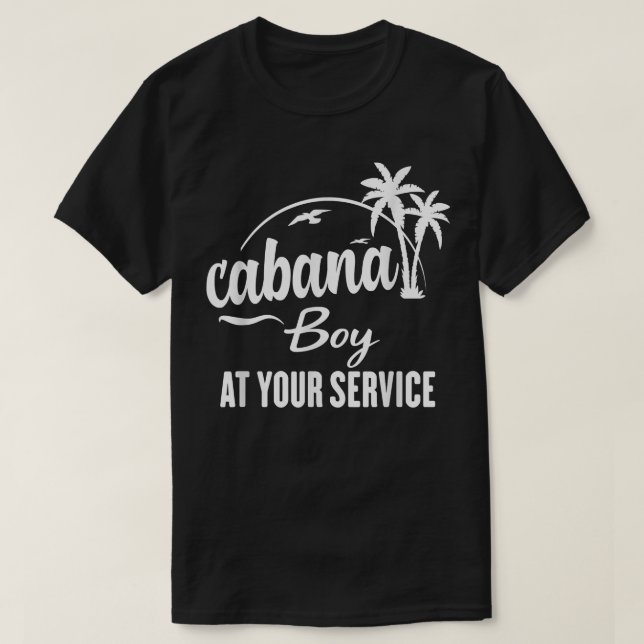 Camiseta Garoto da cabana ao seu serviço Engraçado T Shirt (Frente do Design)