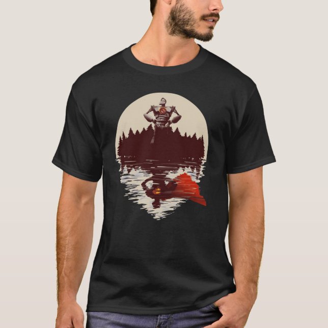 Camiseta GAROTO da família GIANT de FERRO (Frente)