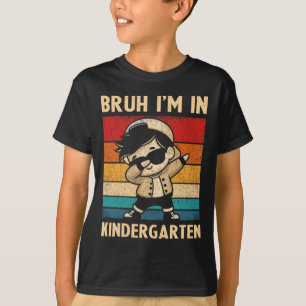 Camiseta Garoto Dabbing Bruh Estou No Jardim De Infância Cr