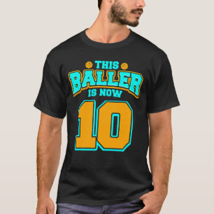 Camiseta Garoto de 10 anos basquete de 10 anos