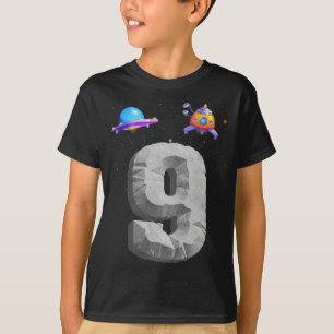 Camiseta Garoto de 9 anos Menino de 9º Aniversário Oferece 